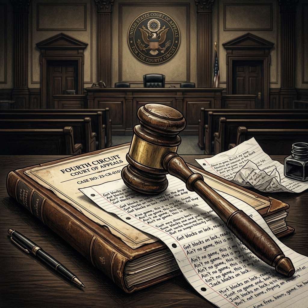 How a Fourth Circuit drug case highlights the growing legal battle over using rap lyrics as evidence in criminal trials.