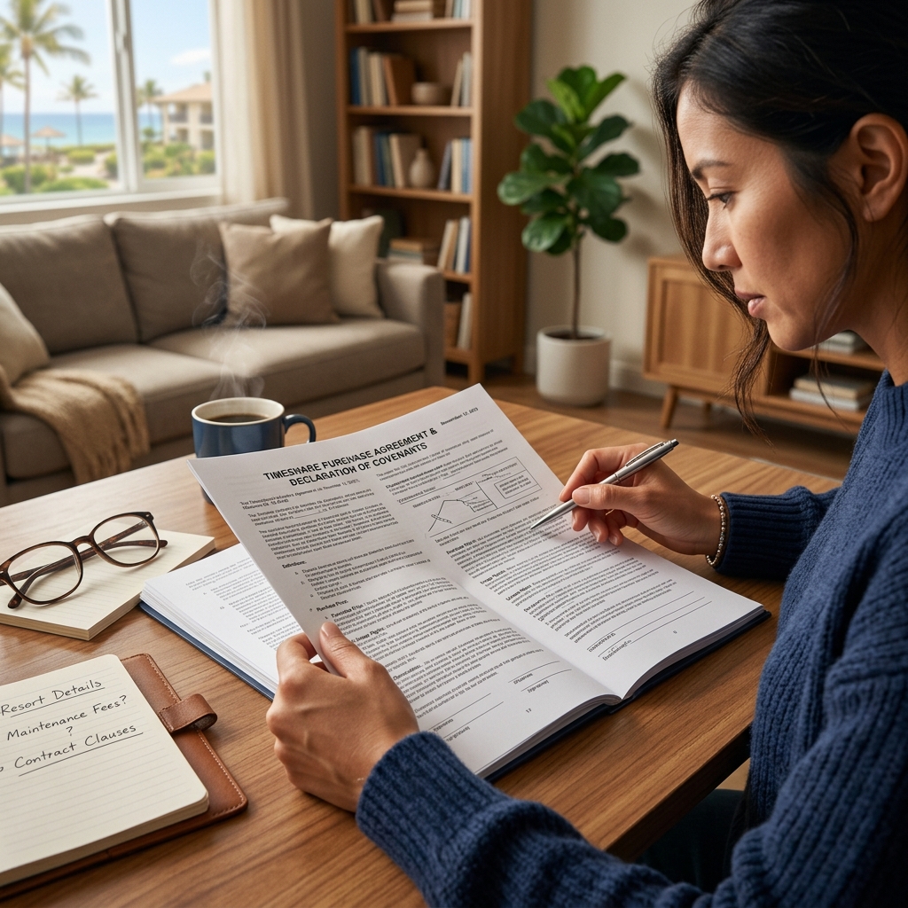 Learn how to spot key clauses, costs, and cancellation rights in your timeshare paperwork before you commit long-term.