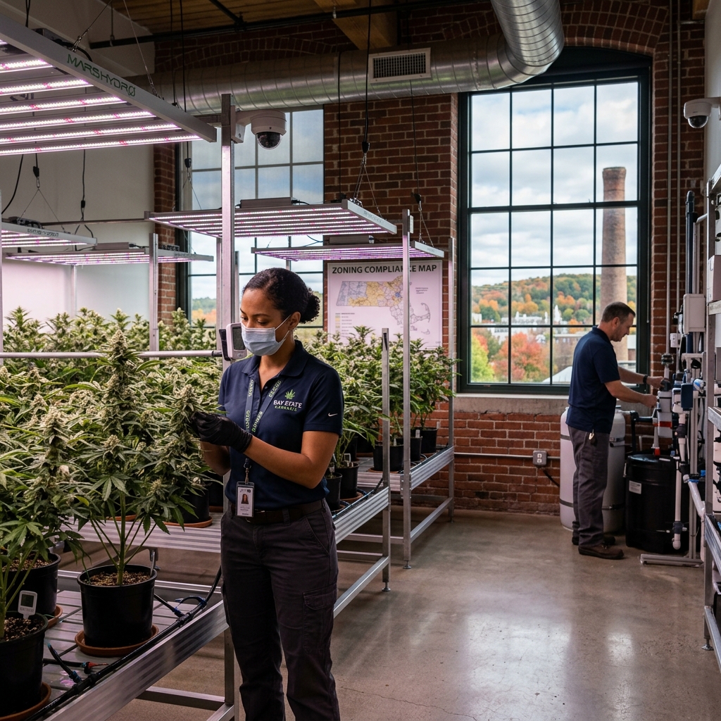 Key real estate, zoning, and licensing considerations for launching and leasing compliant cannabis facilities in Massachusetts.