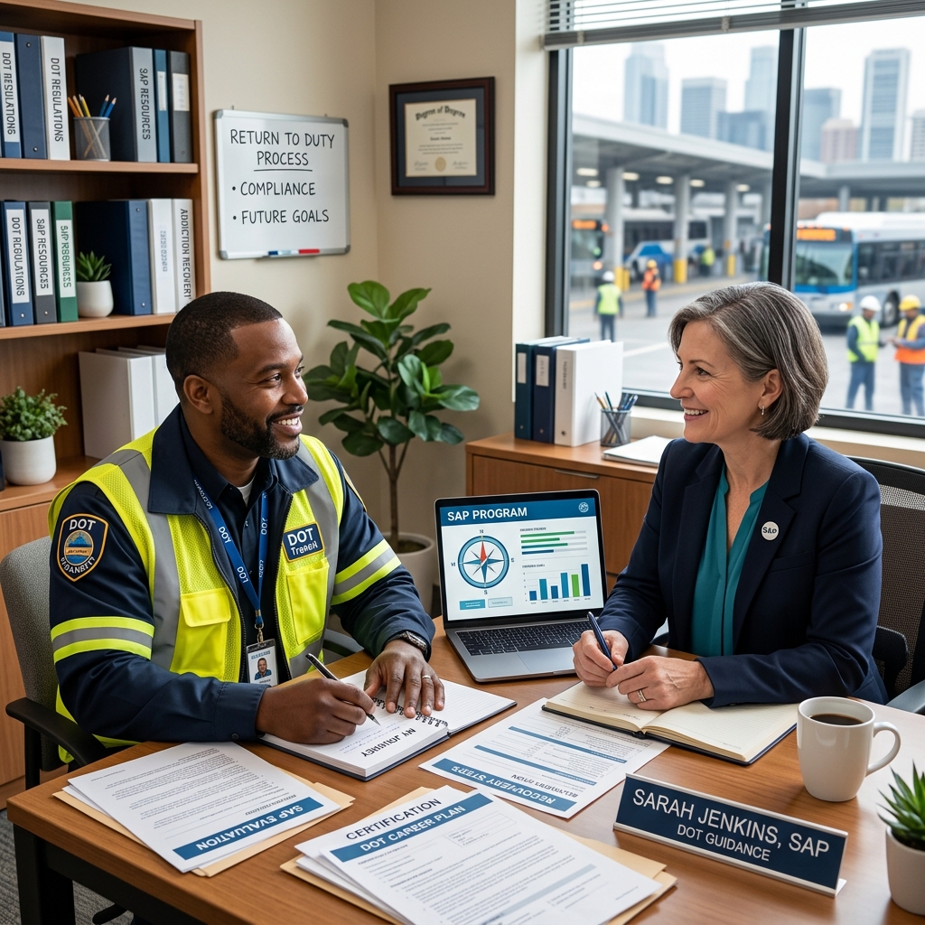 A practical guide to using Substance Abuse Professionals and the DOT return-to-duty process to reclaim a safety-sensitive career.