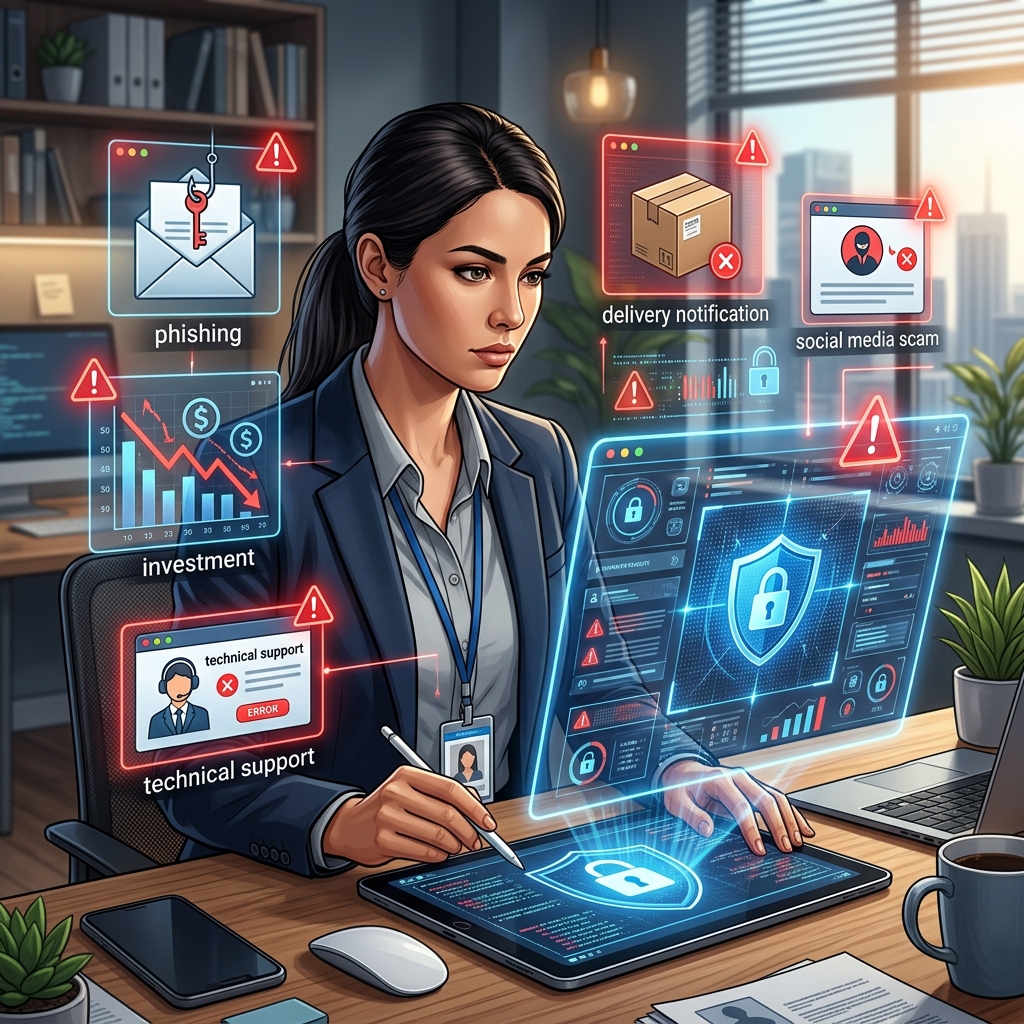Learn how to spot common scams, protect your personal information, and respond safely when something doesn’t feel right.