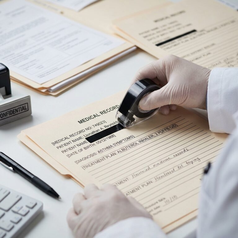 Redacting Names in Medical Records: HIPAA-Compliant Privacy Practices