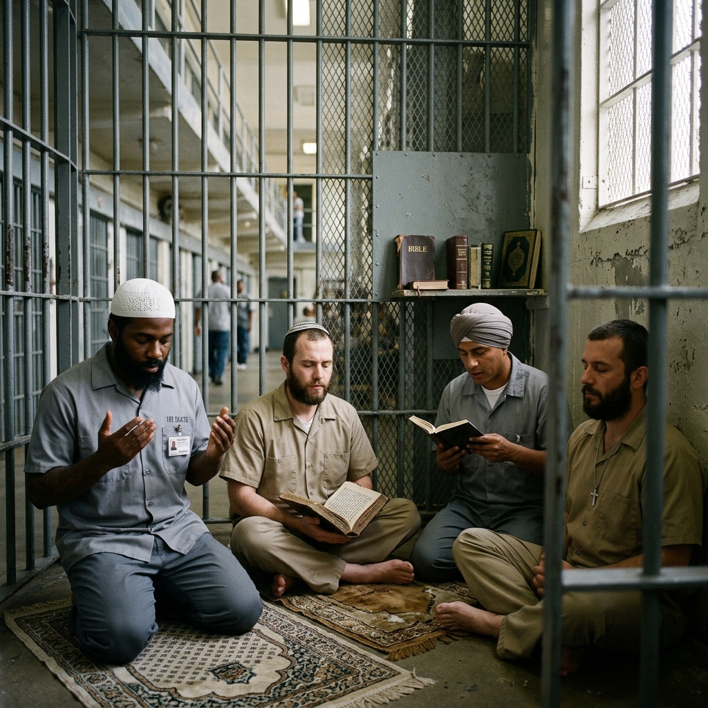 How the criminal justice system shapes, restricts, and protects the right to practice religion for people in government custody.