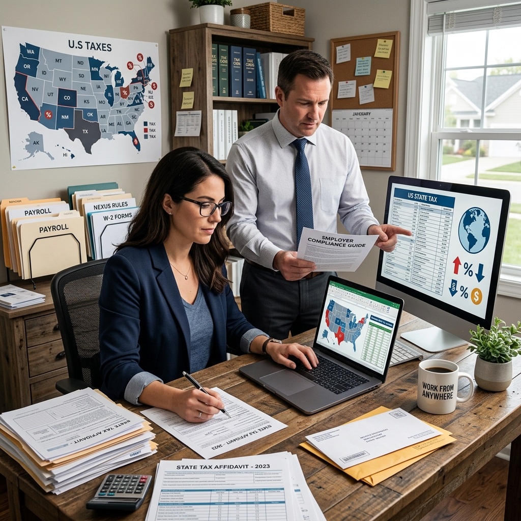 Remote Work and State Taxes: What Employees and Employers Must Know Understand how remote and hybrid work can affect your state income tax, employer withholding duties, and multistate compliance obligations.