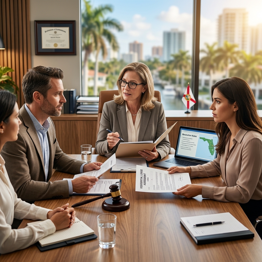 Learn how Florida landlords and tenants can prevent, manage, and resolve rental disagreements using communication, mediation, and legal remedies.