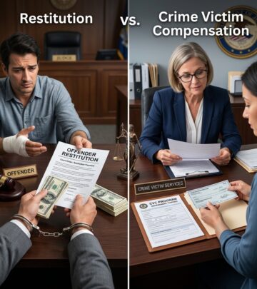Understand the difference between restitution and crime victim compensation so you can use every available option to recover crime-related losses.