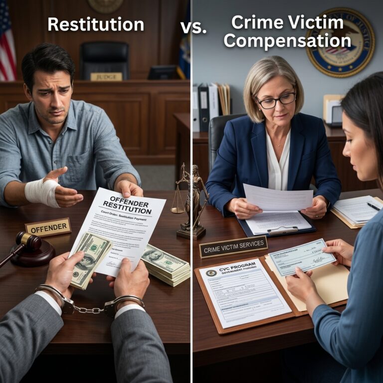 Restitution vs. Crime Victim Compensation