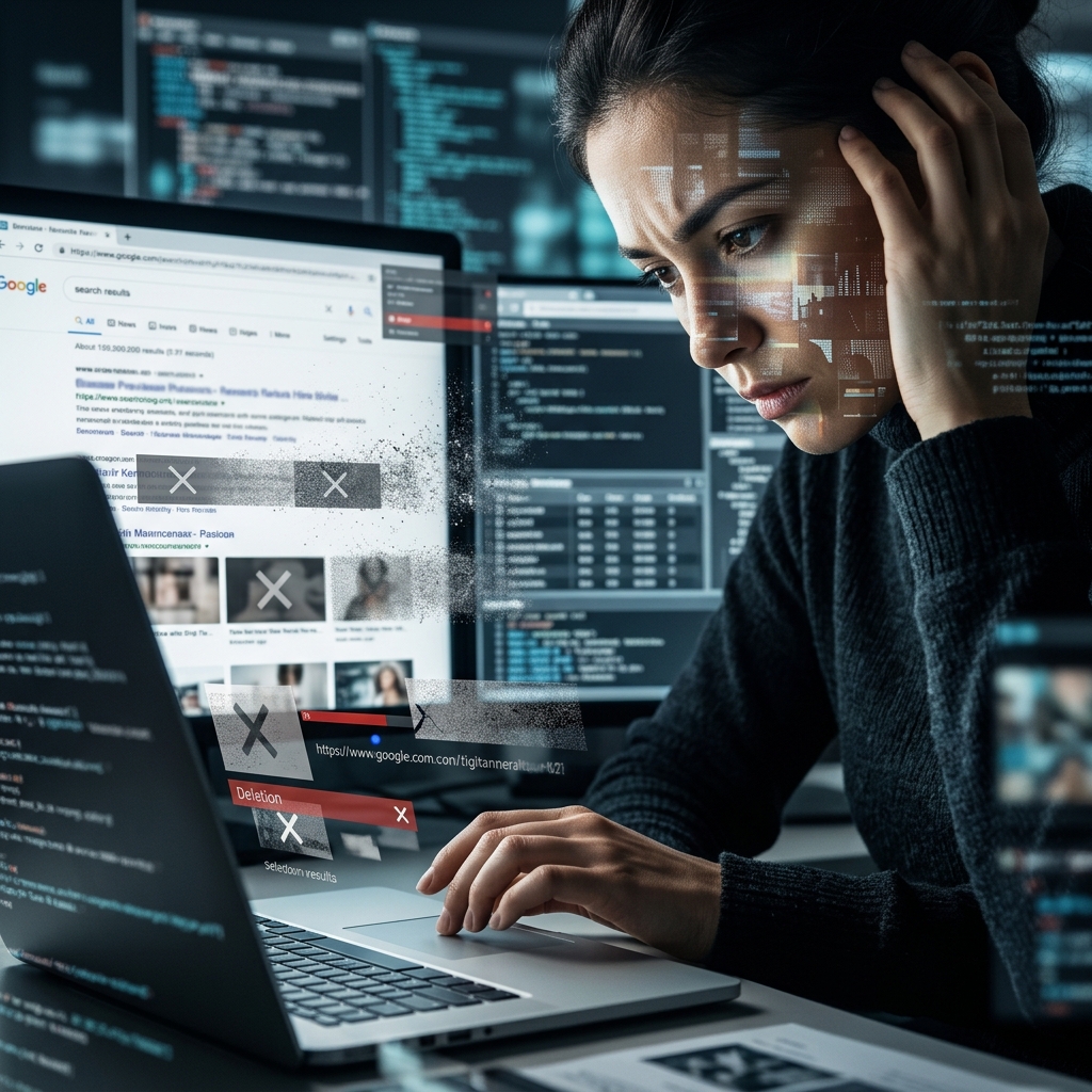 How one woman’s lawsuit against major search engines highlights the legal and practical struggle to escape revenge porn online.
