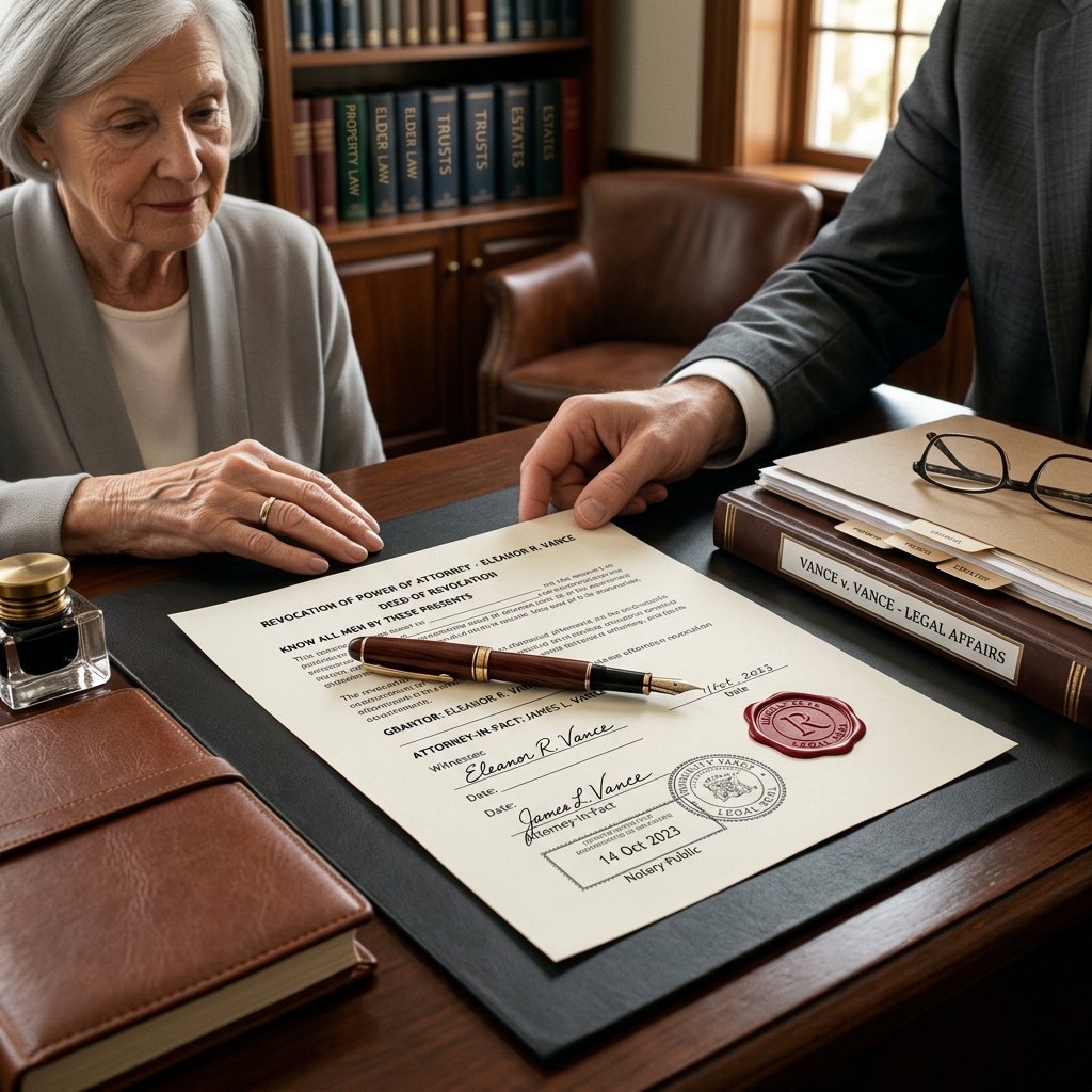 Learn when and how to legally revoke a power of attorney, protect your rights, and notify agents and institutions the right way.
