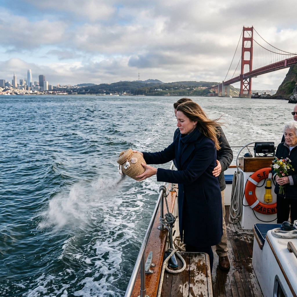 Understand the legal rules, permits, and practical steps for respectfully scattering ashes in San Francisco Bay or at sea in the United States.
