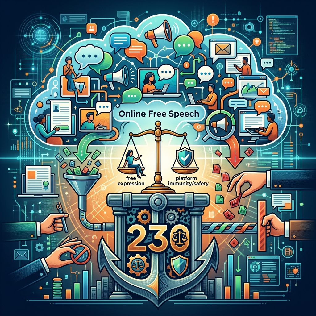 A clear, practical guide to how Section 230 shapes online speech, platform liability, and the future of the social web.