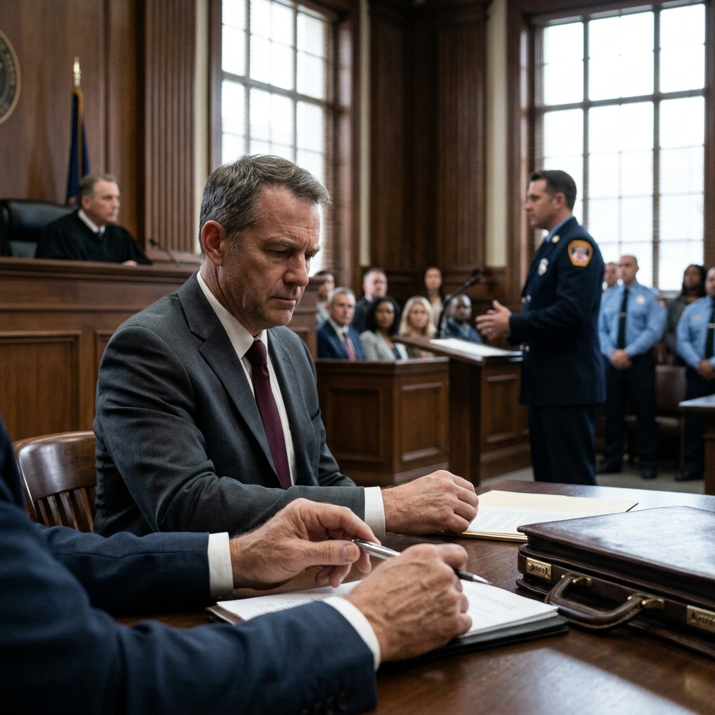 How a former police officer’s life sentence in a firefighter’s killing exposes the legal boundaries and risks of claiming self-defense in violent encounters.