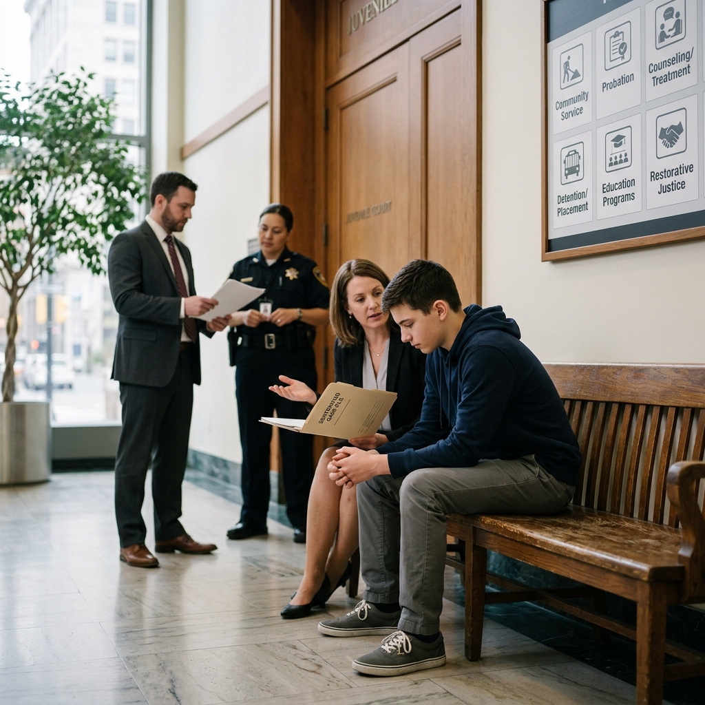 Exploring how juvenile courts balance accountability, rehabilitation, and public safety through diverse sentencing choices.