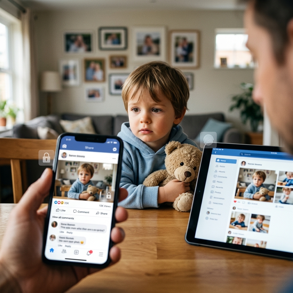 How family photos, videos, and updates can create lasting privacy, safety, and consent concerns for children.