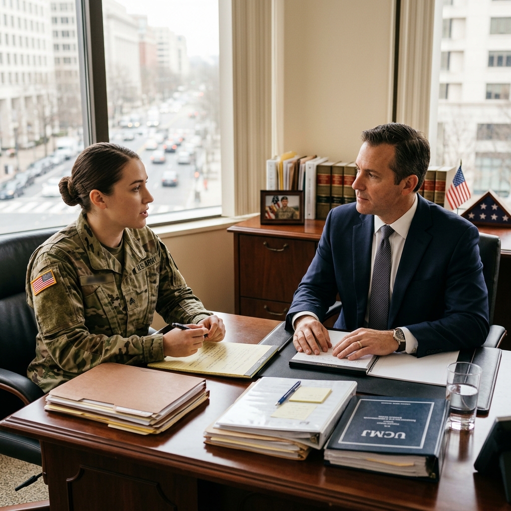 A practical guide to choosing civilian counsel when a court-martial is possible.