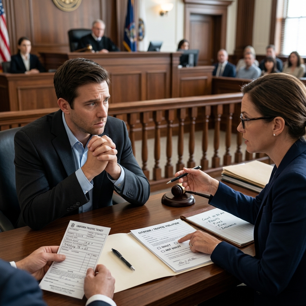 Understand how a guilty plea to a traffic ticket can affect your license, insurance, record, and options before you decide.