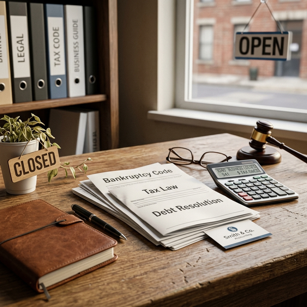 Understand when bankruptcy can erase small business tax debts and when you remain personally liable despite closing your company.