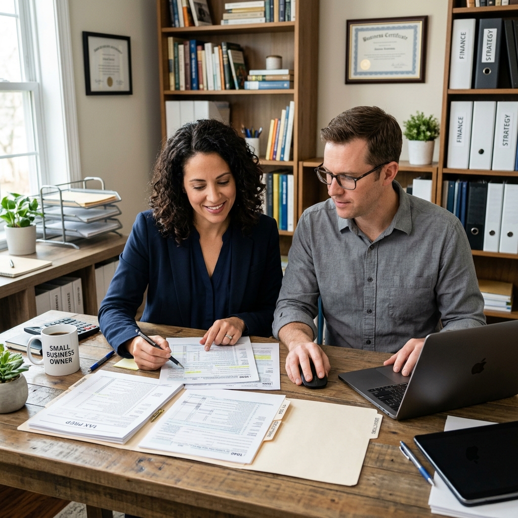 How married co-owners of a small business can use the qualified joint venture rules to simplify tax filing and optimize self-employment tax.