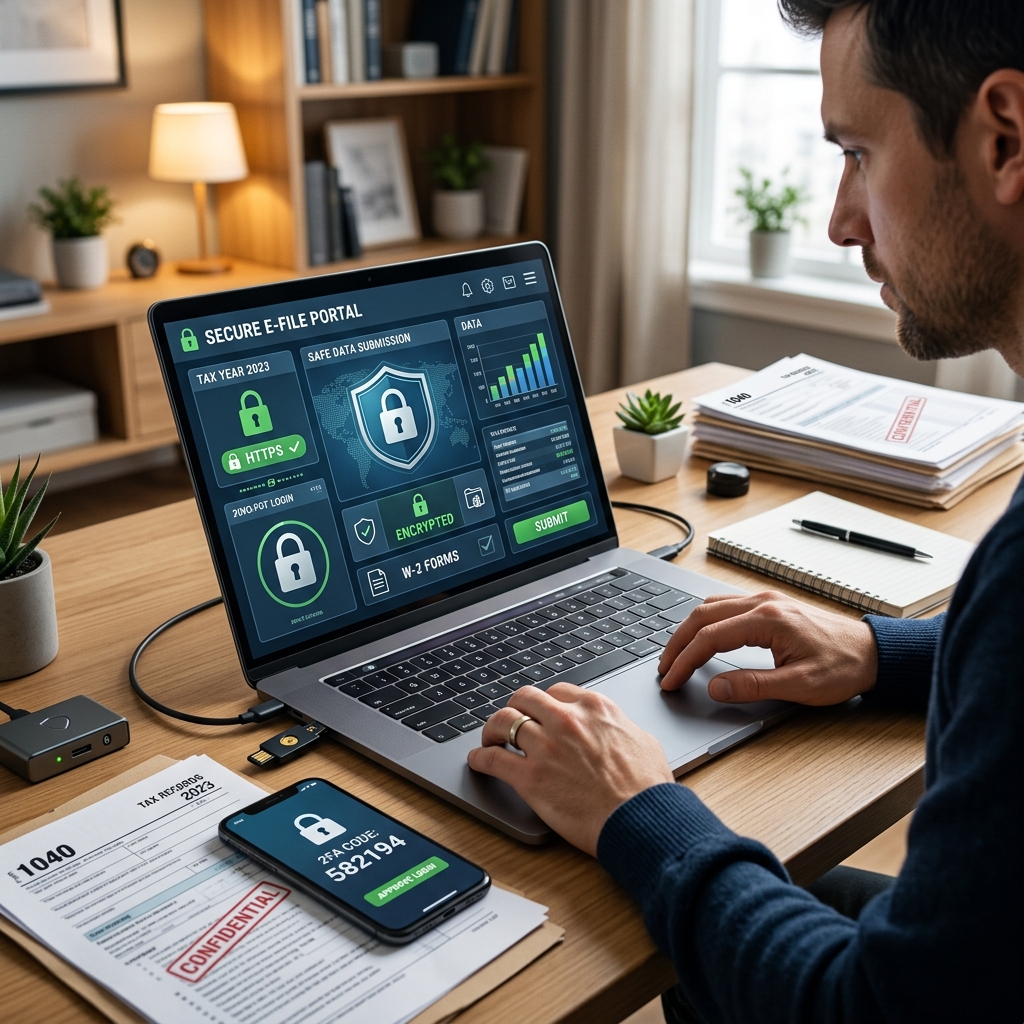 A practical guide to filing your tax return online while keeping your identity, money, and sensitive financial data safe from cyber threats.