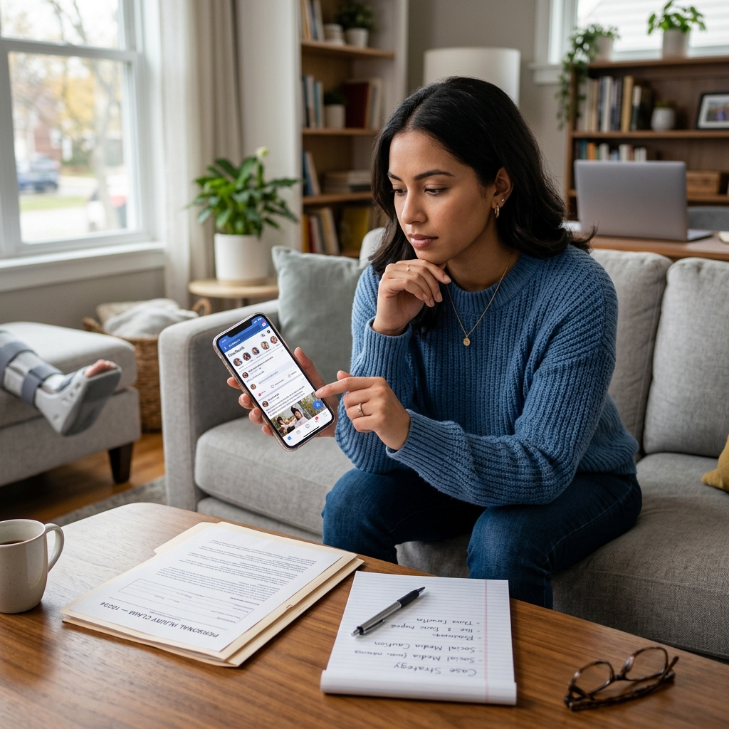 Learn how to protect your personal injury claim by managing posts, privacy settings, and online interactions carefully throughout your lawsuit.