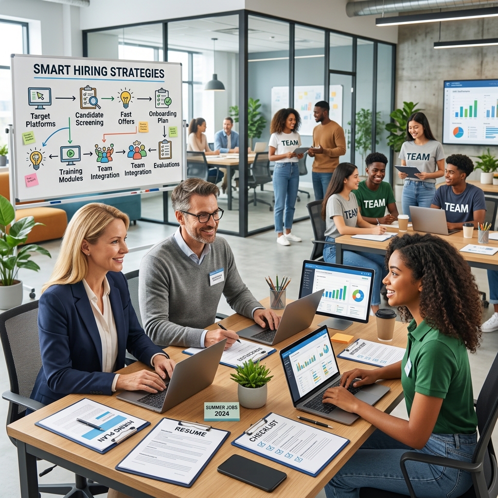 A practical legal and HR guide to recruiting, onboarding, and managing summer staff and interns compliantly and effectively.