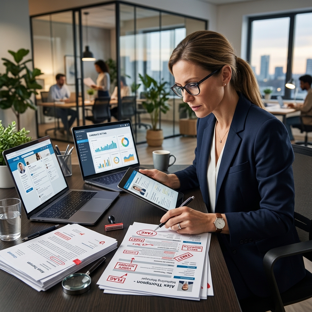 Learn how to verify candidate claims, spot red flags in resumes, and build a legally compliant vetting process that protects your organization.