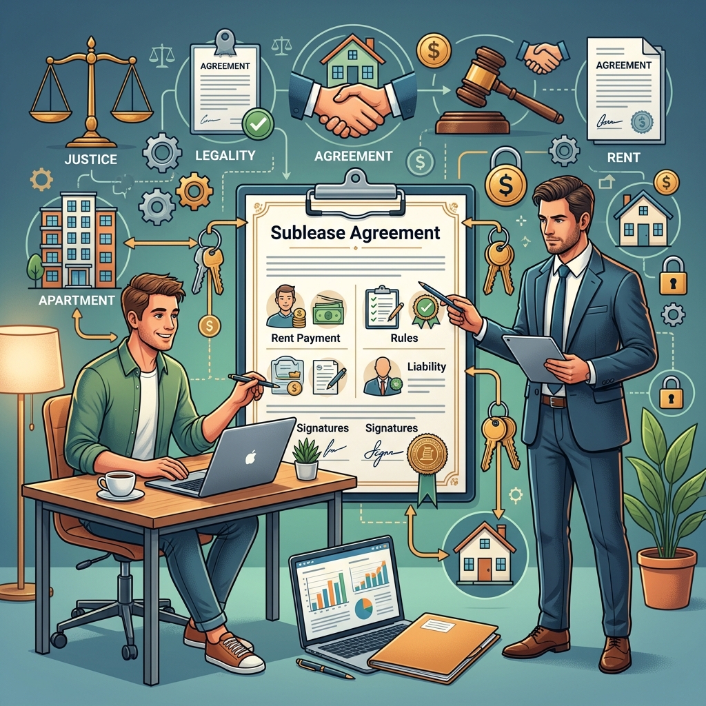 A practical, plain-language guide to subleasing that helps tenants and landlords avoid legal trouble, protect rights, and document every agreement clearly.
