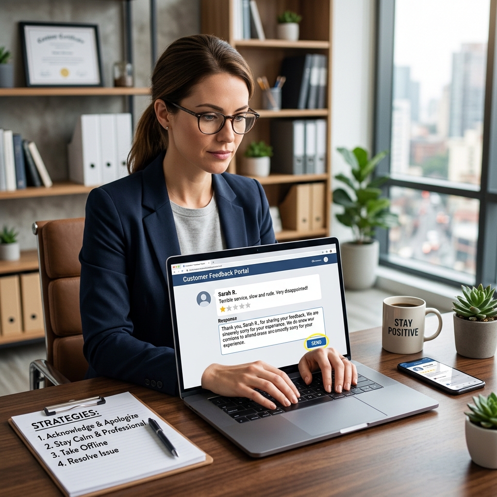 Learn practical, legally-aware strategies to handle negative online reviews and protect your business reputation without escalating conflict.
