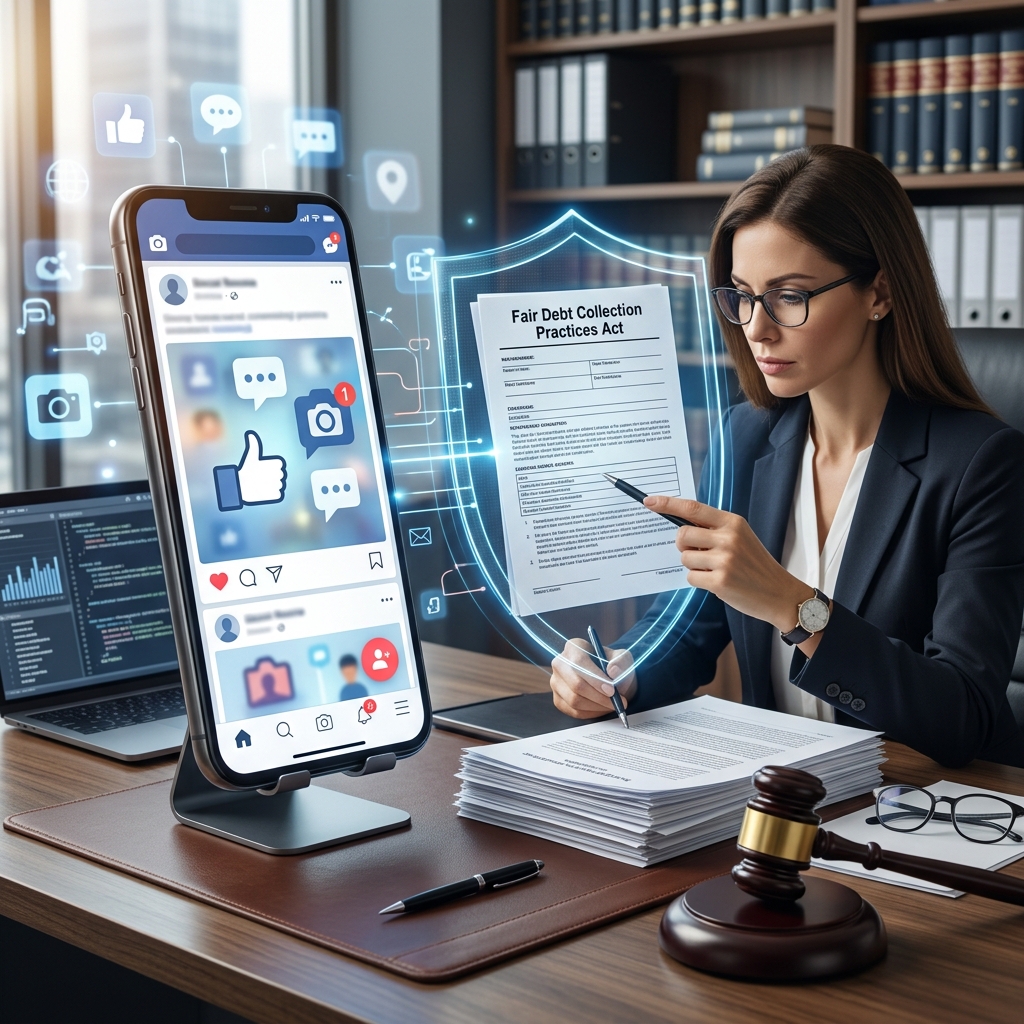 How courts and consumer laws are reshaping what debt collectors can and cannot do on Facebook and other social platforms.