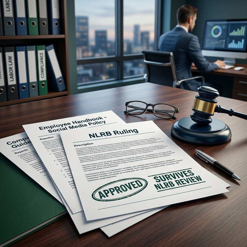 How employers can write social media rules that protect the business without crossing labor-law lines.