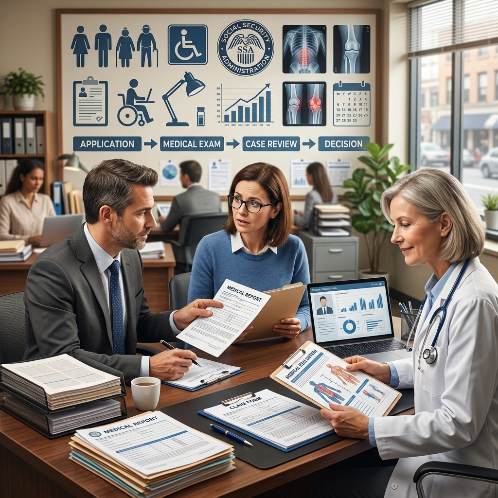 A practical guide to how Social Security evaluates disability claims, uses consultative exams, and makes approval or denial decisions.