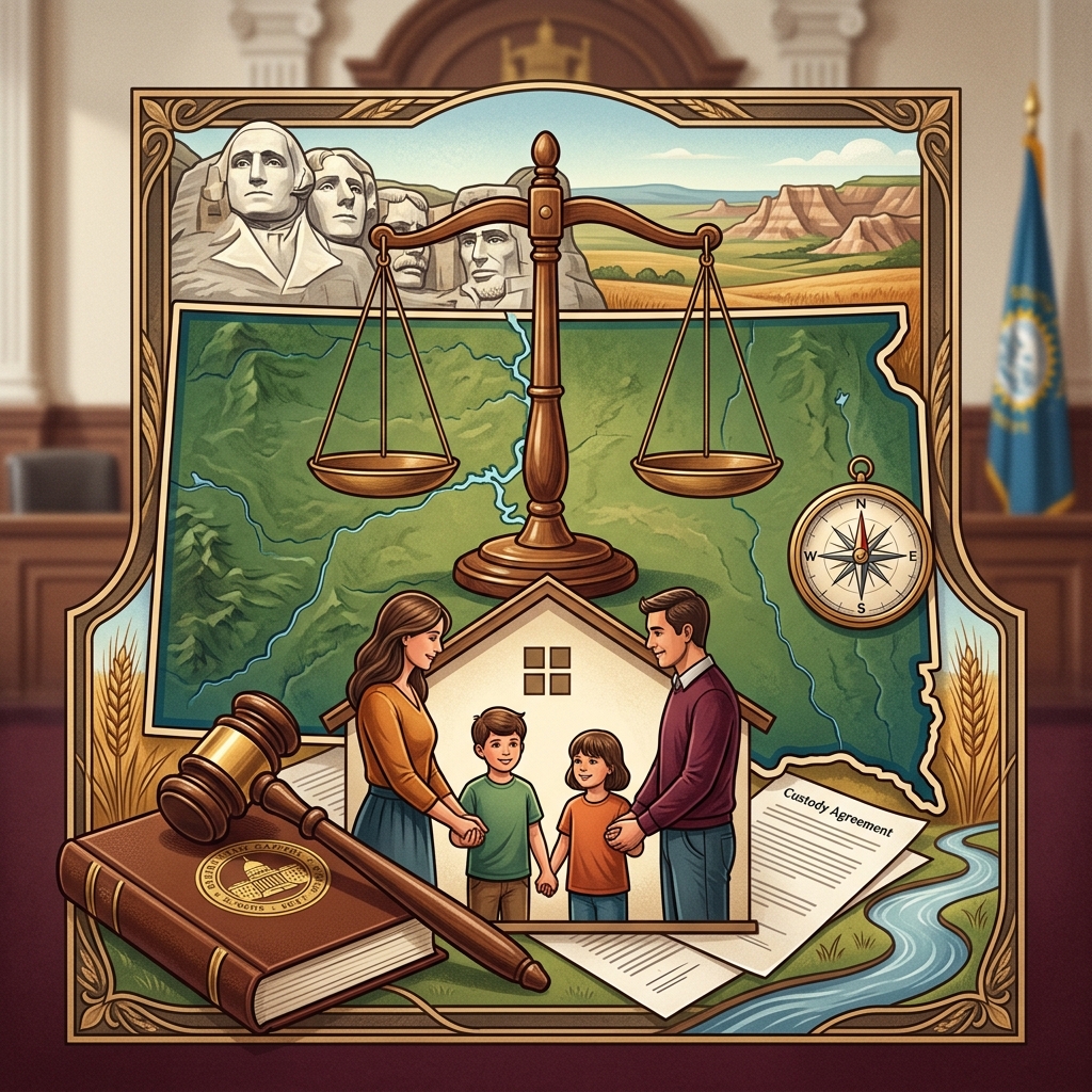 A practical guide to custody, parenting time, and court decisions in South Dakota.