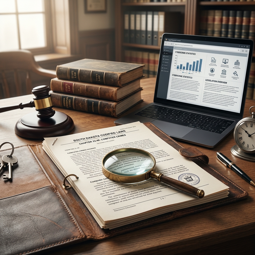 South Dakota Computer Crime Laws Explained Understand unlawful computer use, penalties, and related digital crime laws in South Dakota before a mistake becomes a criminal charge.