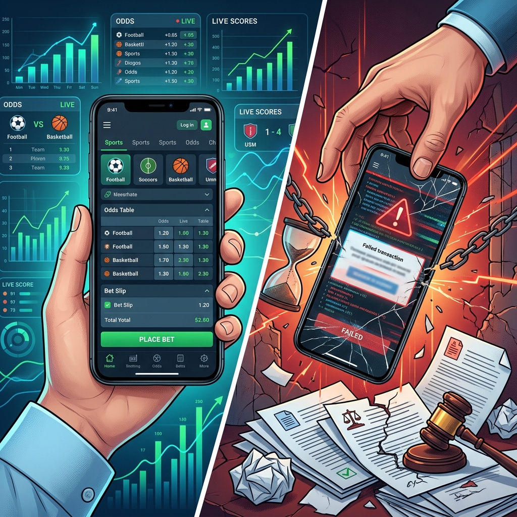 How risky design choices in sports betting apps can create legal responsibility for gambling harm and financial losses.