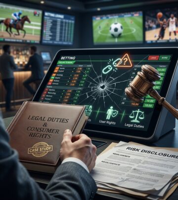 How failure-to-warn rules, addiction risks, and disclosure laws shape lawsuits against modern sportsbook and betting platforms.