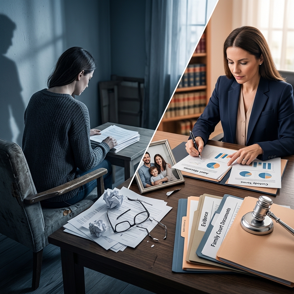 A practical, law-focused guide to how domestic and spousal abuse can alter custody, property division, support, and safety planning in divorce.