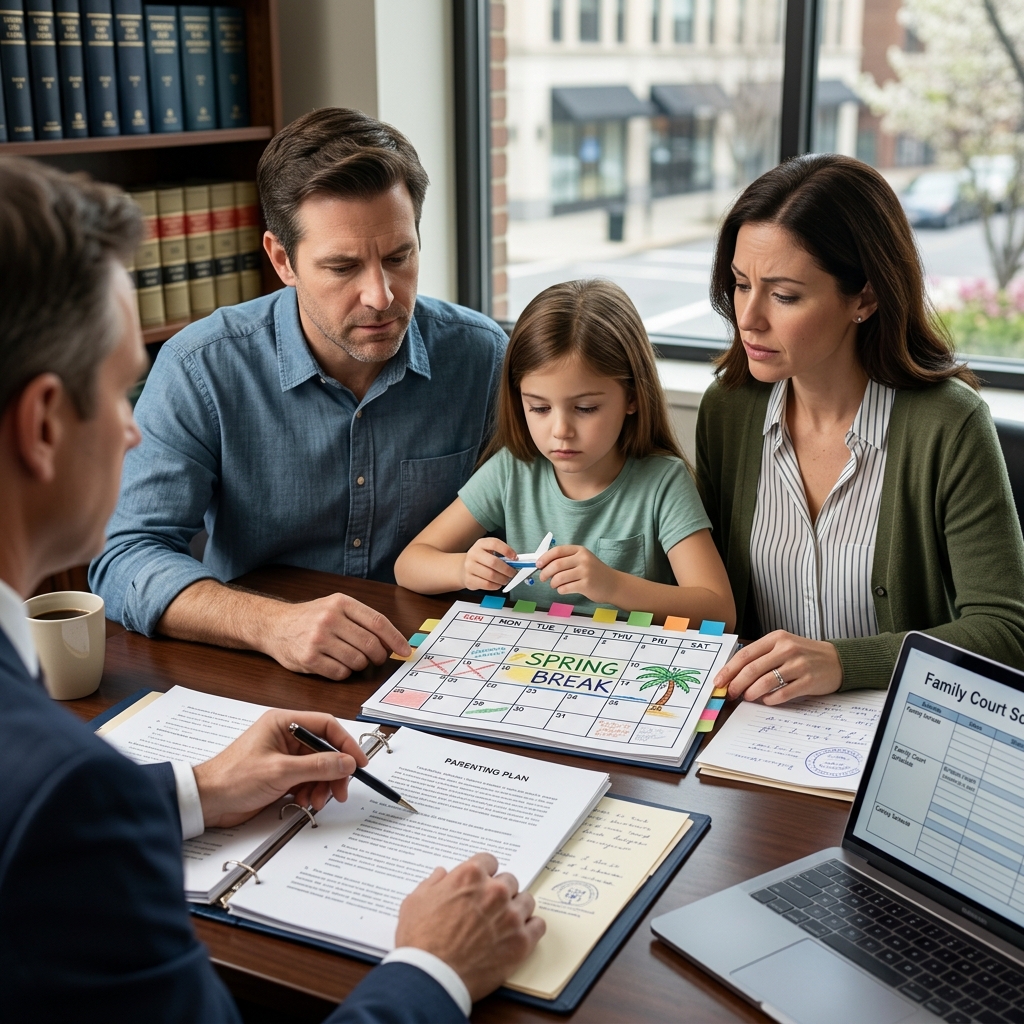 How separated and divorced parents can navigate spring break custody, travel plans, and court orders while keeping children’s needs first.