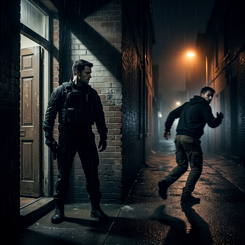 When does self-defense law still apply if an attacker turns and runs?