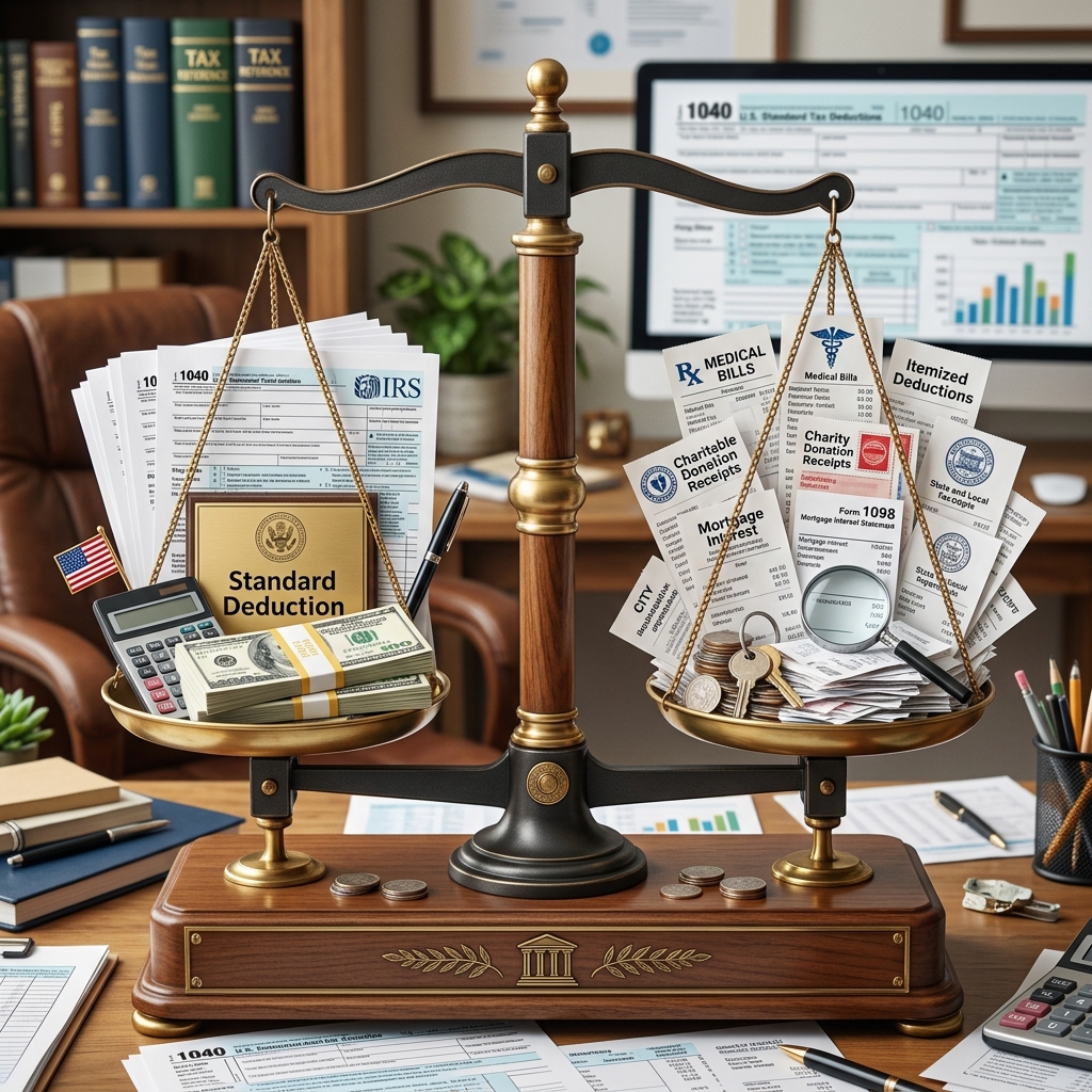 Understand when to take the standard deduction, when to itemize, and how either choice can legally lower your U.S. income tax bill.