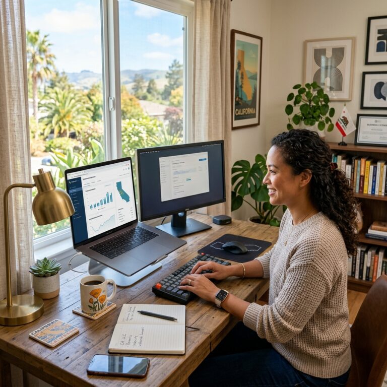 Starting a Home‑Based Online Business in California