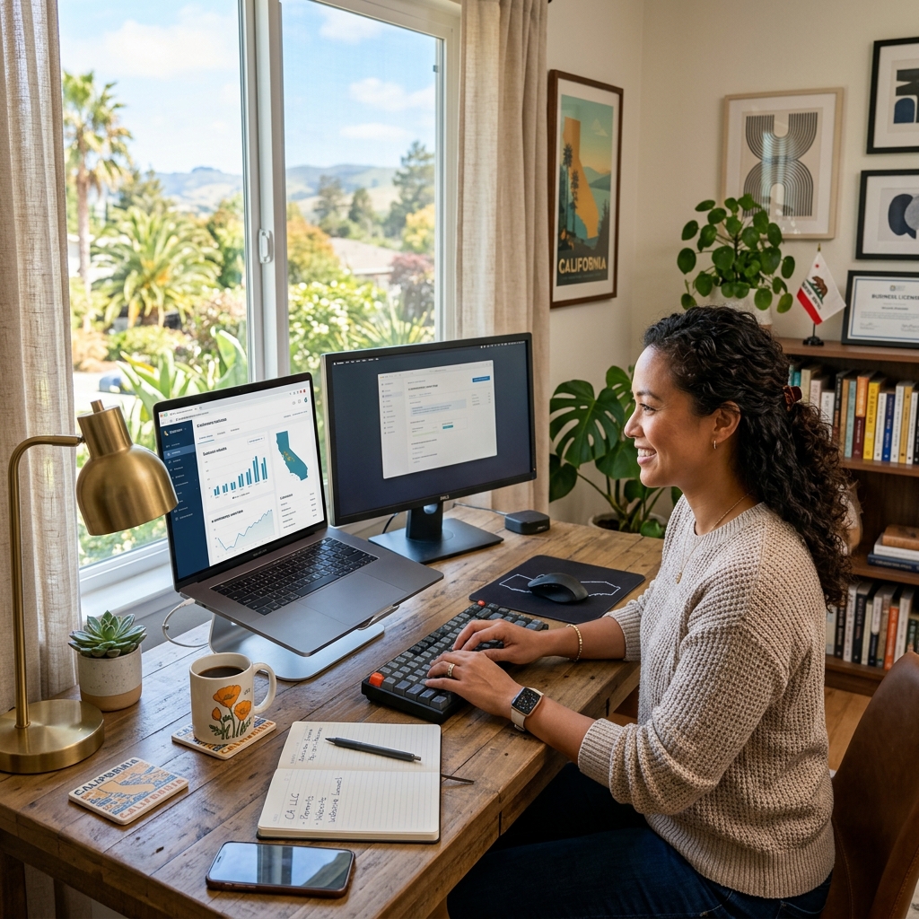 A practical legal and operational roadmap for launching a compliant home-based online business anywhere in California.