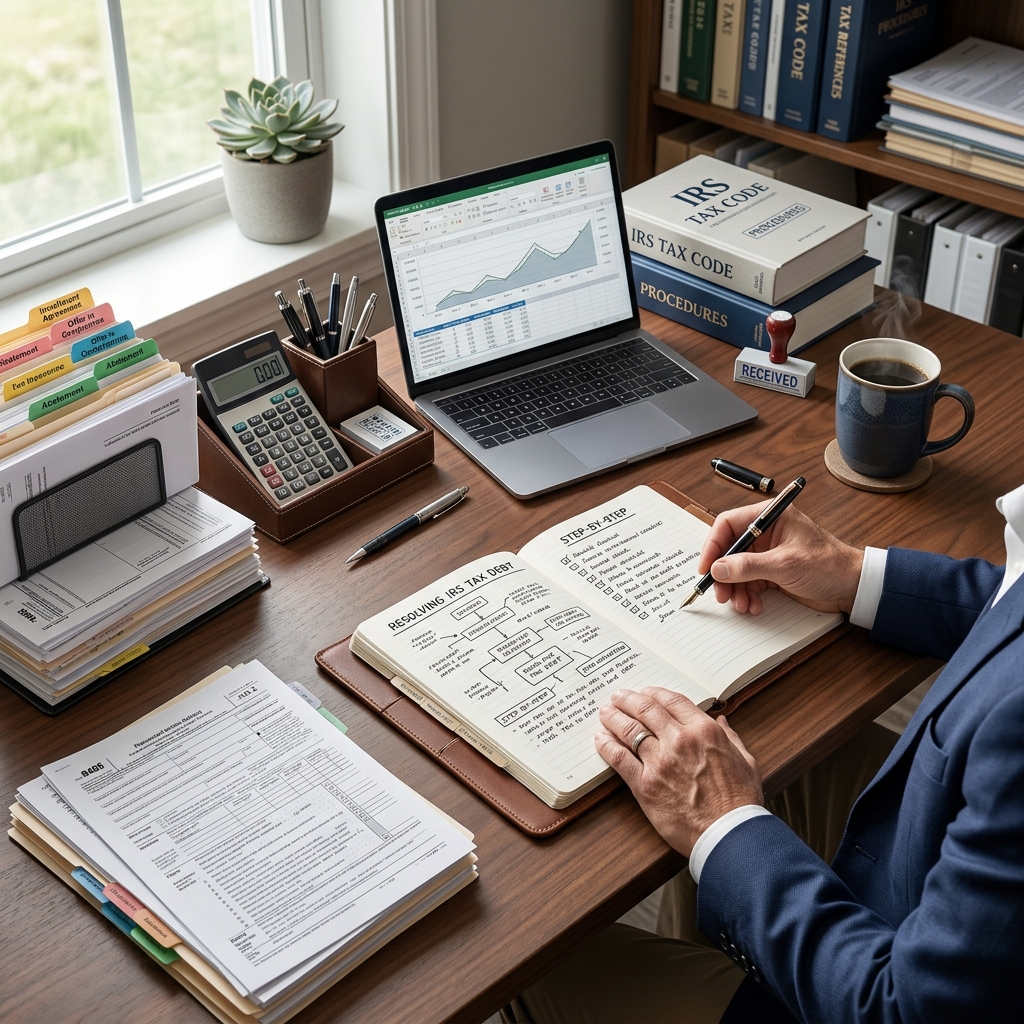 Learn how to assess your IRS tax debt, choose the right relief option, and avoid liens and levies while getting back into good standing.
