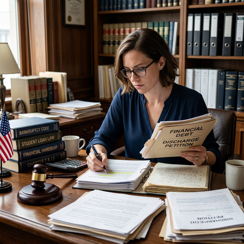 Understand when and how student loans can be reduced or eliminated in bankruptcy, and what the new hardship guidance means for borrowers.