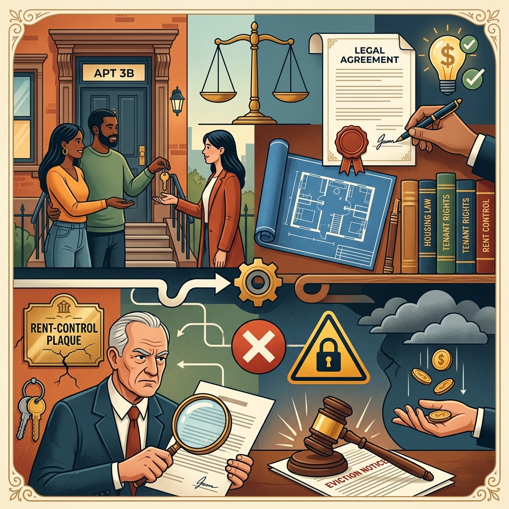 Learn when subletting a rent-controlled or rent-stabilized apartment is legal, how to obtain consent, and how to avoid costly eviction or overcharge disputes.