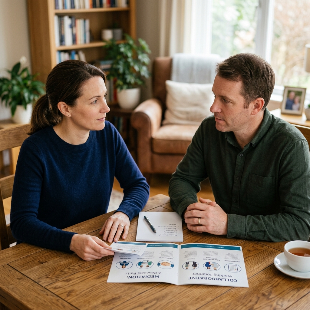 Learn how to introduce mediation or collaborative divorce to your spouse in a calm, practical, and legally informed way.