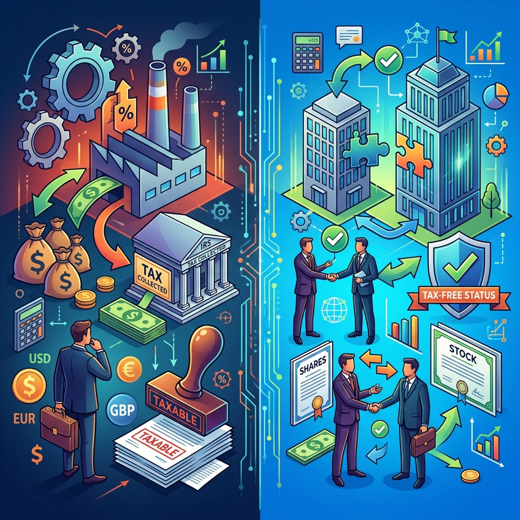 Understand when mergers, acquisitions and corporate divestitures are taxed, when they can qualify as tax-free, and why deal structure matters.