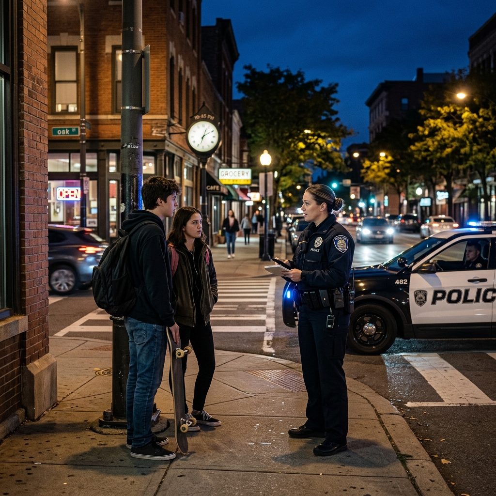 Understand how teen curfew rules work, when they are enforced, and what rights and exceptions minors and parents have.