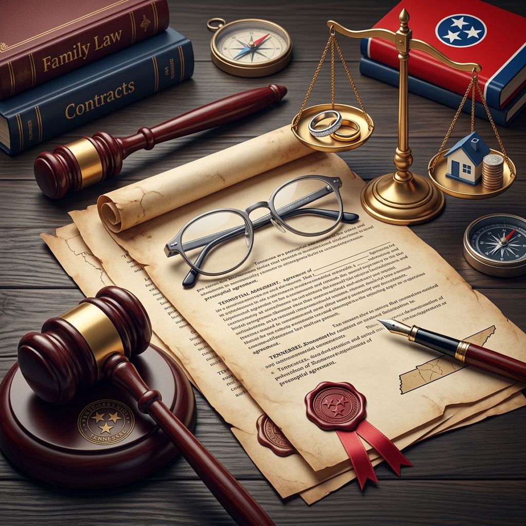 A detailed, plain‑English guide to Tennessee prenuptial agreement laws, requirements, limits, and practical drafting tips for couples.