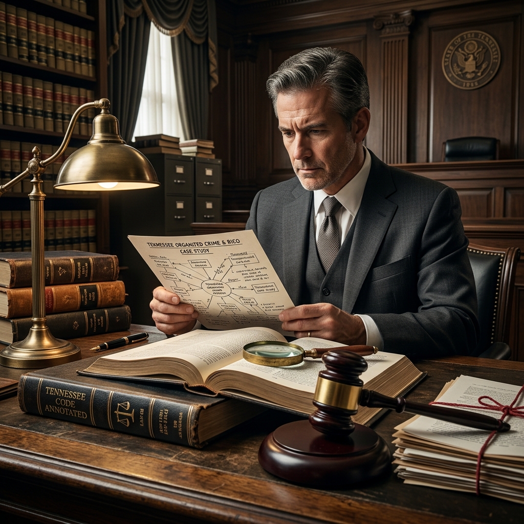 A detailed, plain‑language guide to Tennessee’s racketeering and organized crime statutes, penalties, and defenses.