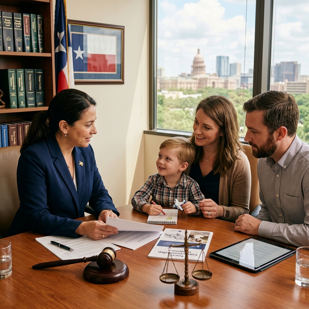 A clear, practical guide to conservatorship, possession, access, and child custody decisions under Texas family law.
